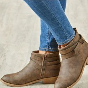 New Taupe Ankle Boots